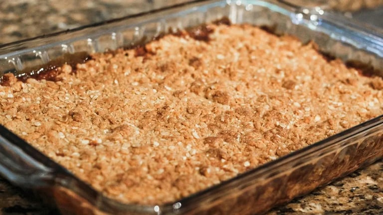 A brief history of the apple crisp from America’s Hartland Plus a Quick Dessert Recipe