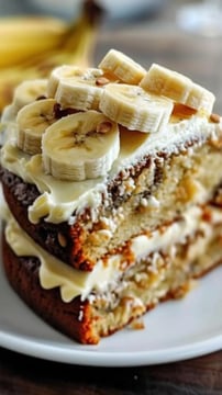 Banana Coconut Cake Recipe Infused With Spices