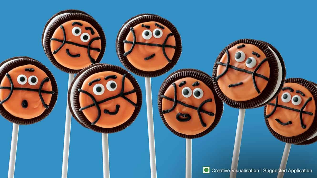 Basketall Face  OREO Cookie Pops Recipe