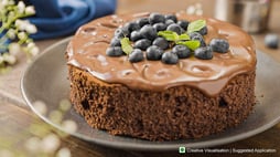 Cadbury Chocolate Blueberry Cake