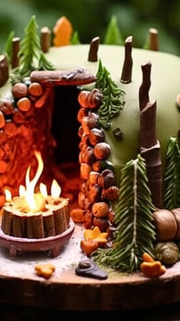 Camping-Themed Cake Designs for Outdoor Lovers