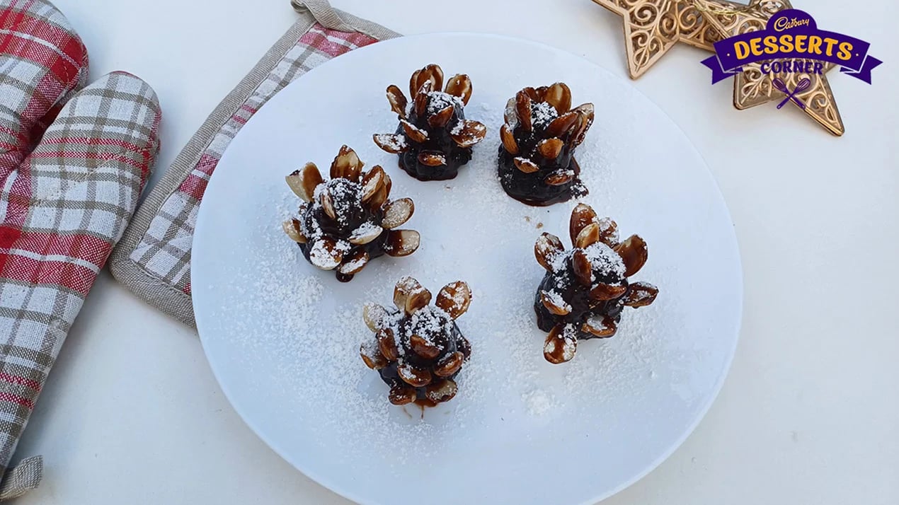 Chocolate Ashet - Snowy PineCone Recipe