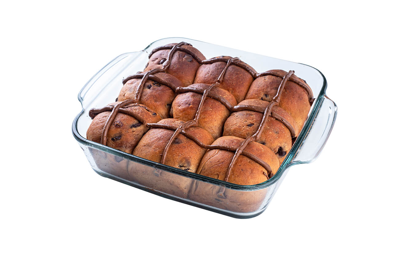 Chocolate Hot Coss Buns Recipe