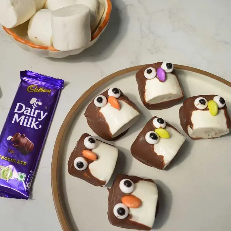 Chocolate Mashmallow Penguins  Recipe