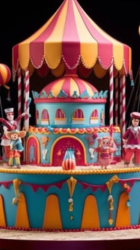 Circus-Themed Cake Designs For A Big Top Party