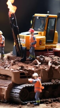 Construction-Themed Cake Designs for Little Builders