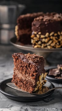 Decadent Chocolate Double Layer Cake Designs