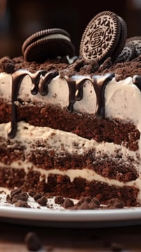 Double Layer Cakes With Oreo Crusts