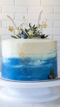 Easy Watercolor Cake Designs Using Basic Techniques 