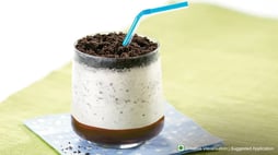 Layered Oreo Milk Shake