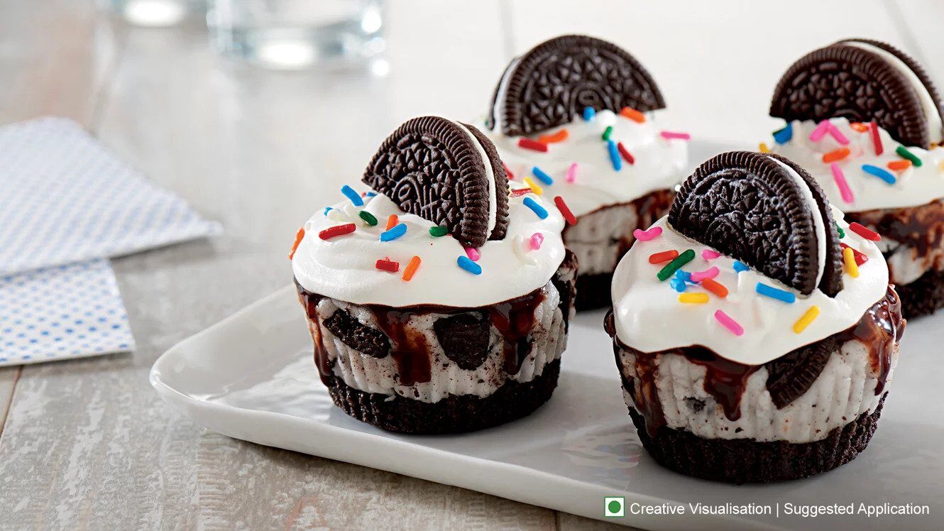 OREO Ice  Ceam Cupcakes Recipe