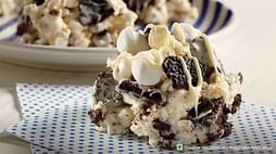 Oreo Rocky Road Popcorn Treats