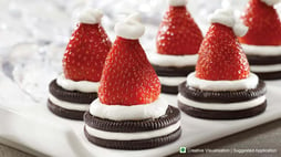 Oreo Santa Hat Cookies