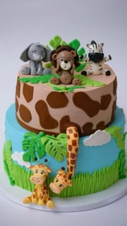 Safari-Themed Cake Designs For An Exciting Expedition