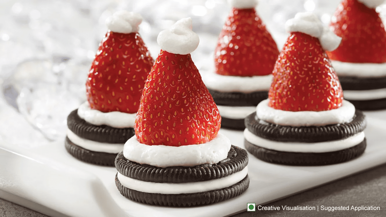 Oeo Santa  Hat Cookies Recipe